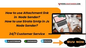 How to use Attachment link in Heart Sender JS Node Sender?