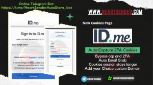 ID.me Cookies Page 2fa bypass OTP Code