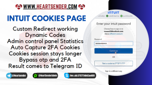 INTUIT 2FA Scam page With Cookies